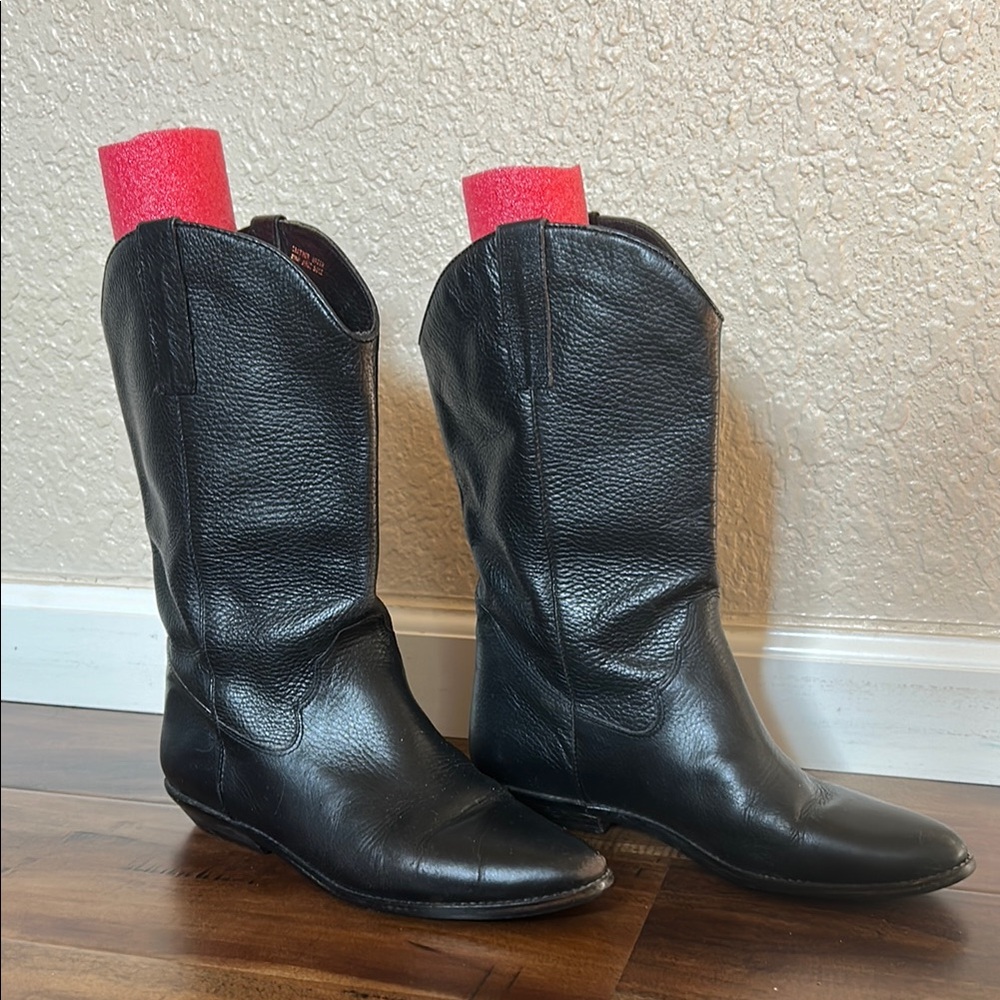 Nine West Black Heeled Boots